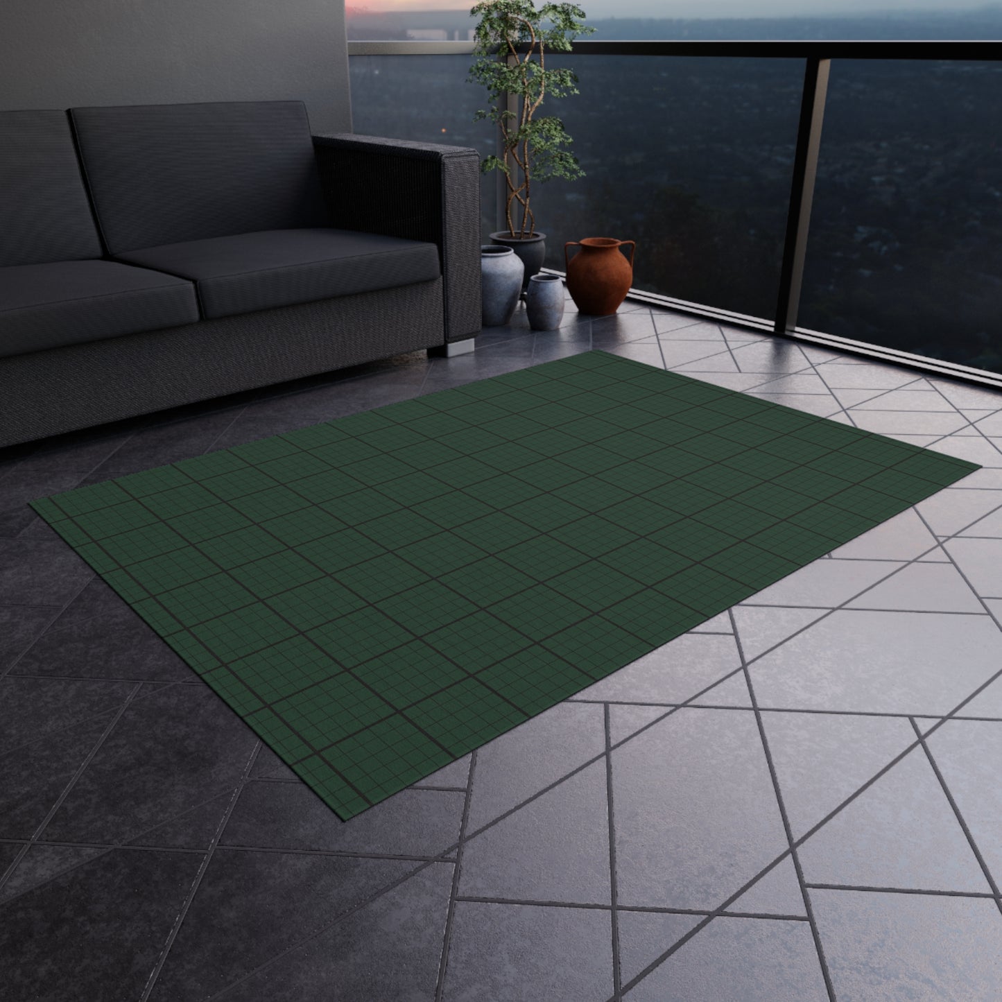 GRID™ PRO ARMY RUG