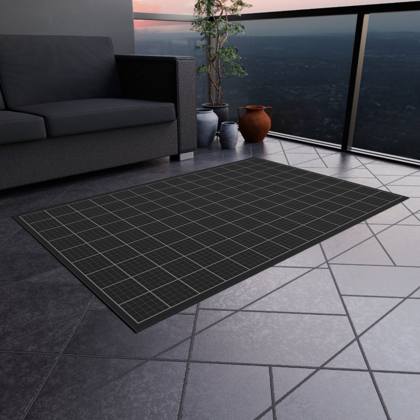 GRID™ PRO NOIR RUG